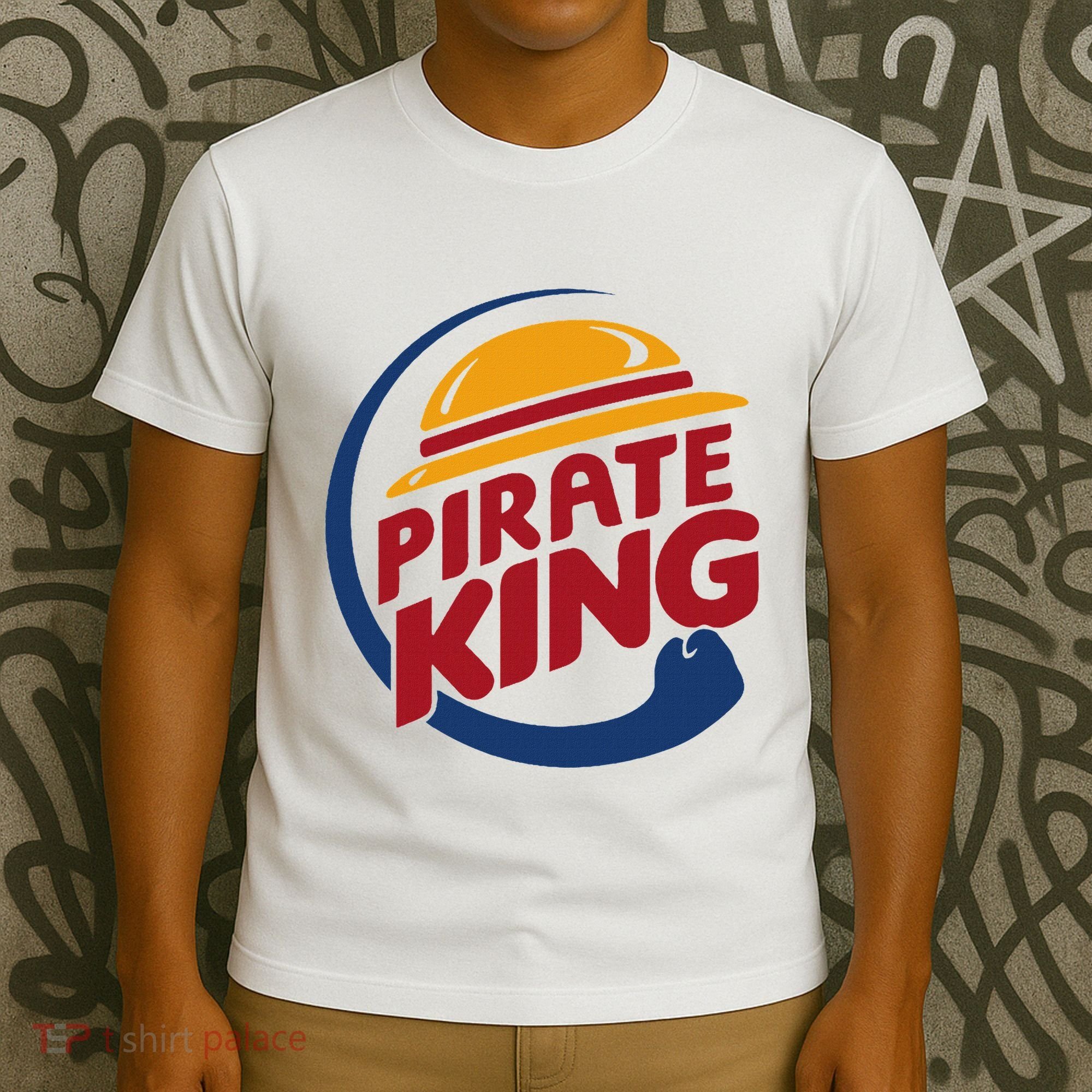 Pirate King With Pirate Hat Japanese Anime Lover Manga Fan T-Shirt