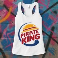 Pirate King With Pirate Hat Japanese Anime Lover Manga Fan Women's Tank Top thumb 3