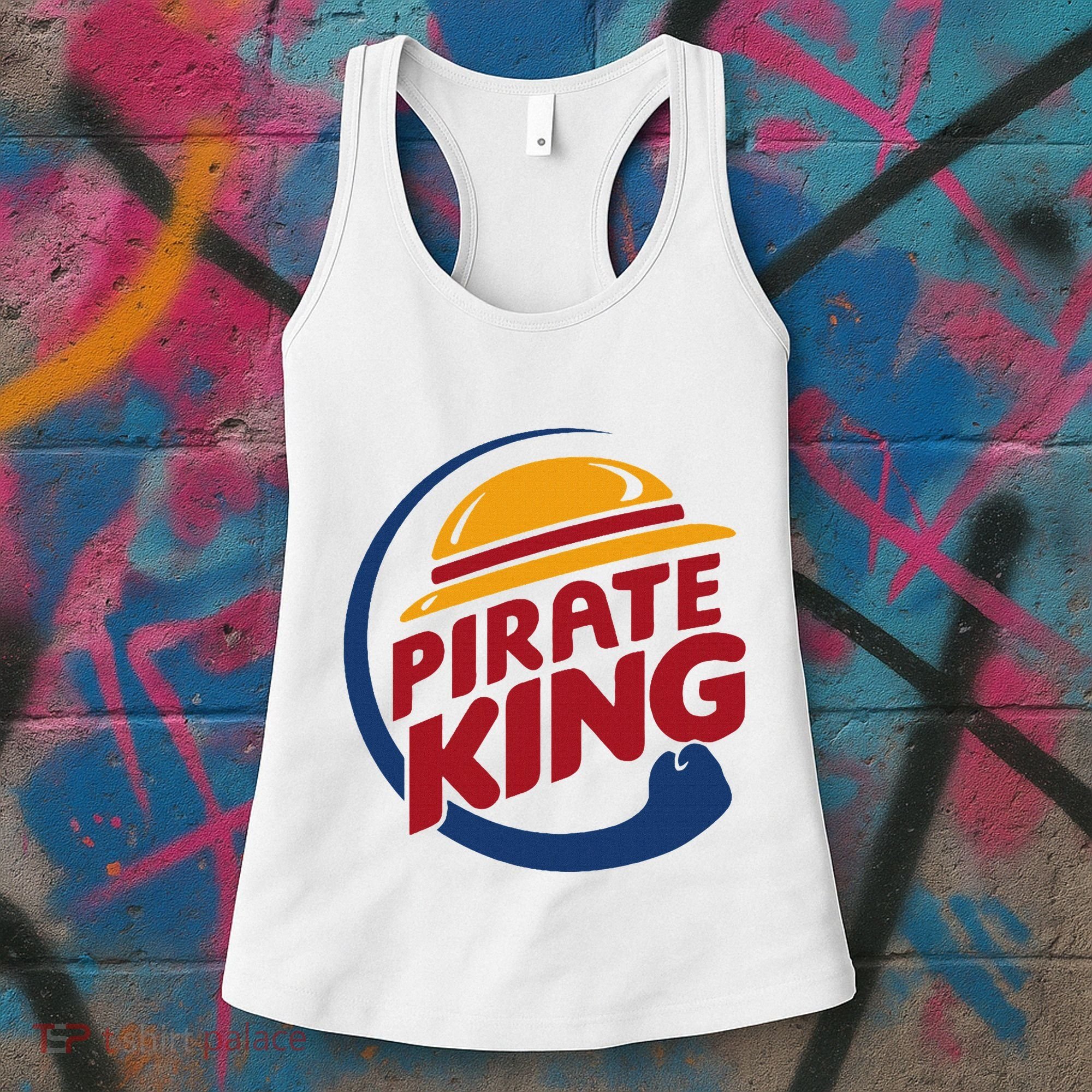 Pirate King With Pirate Hat Japanese Anime Lover Manga Fan Women's Tank Top