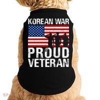 Proud Korean War Veteran Funny Gift Military Doggie Tank thumb 0