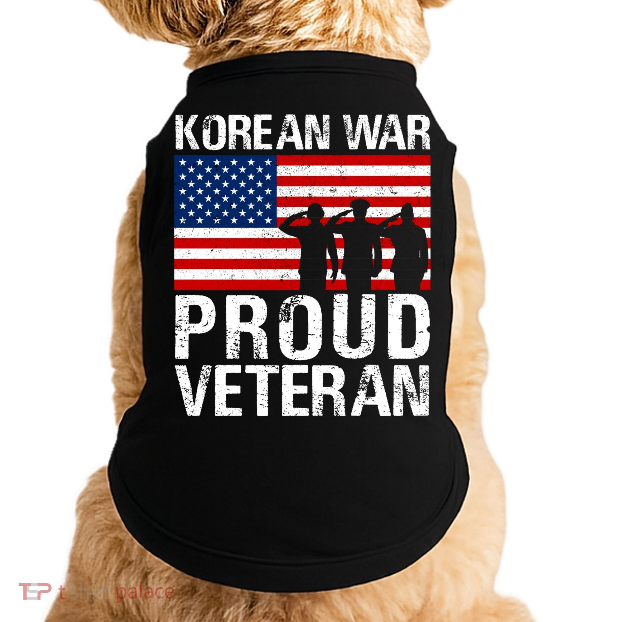Proud Korean War Veteran Funny Gift Military Doggie Tank