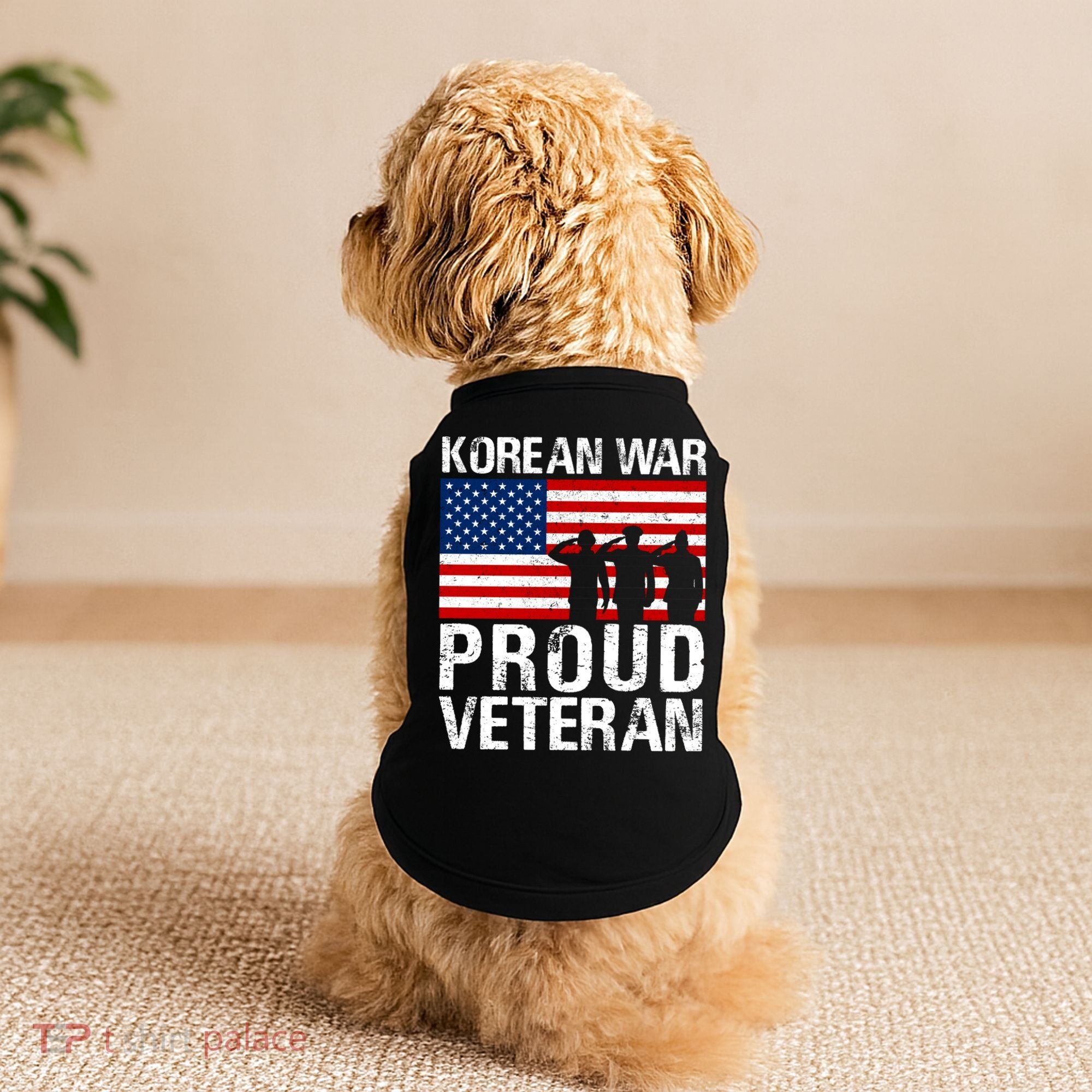 Proud Korean War Veteran Funny Gift Military Doggie Tank