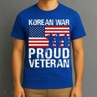 Proud Korean War Veteran Funny Gift Military T-Shirt thumb 3