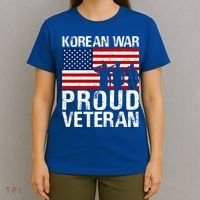 Proud Korean War Veteran Funny Gift Military T-Shirt thumb 4