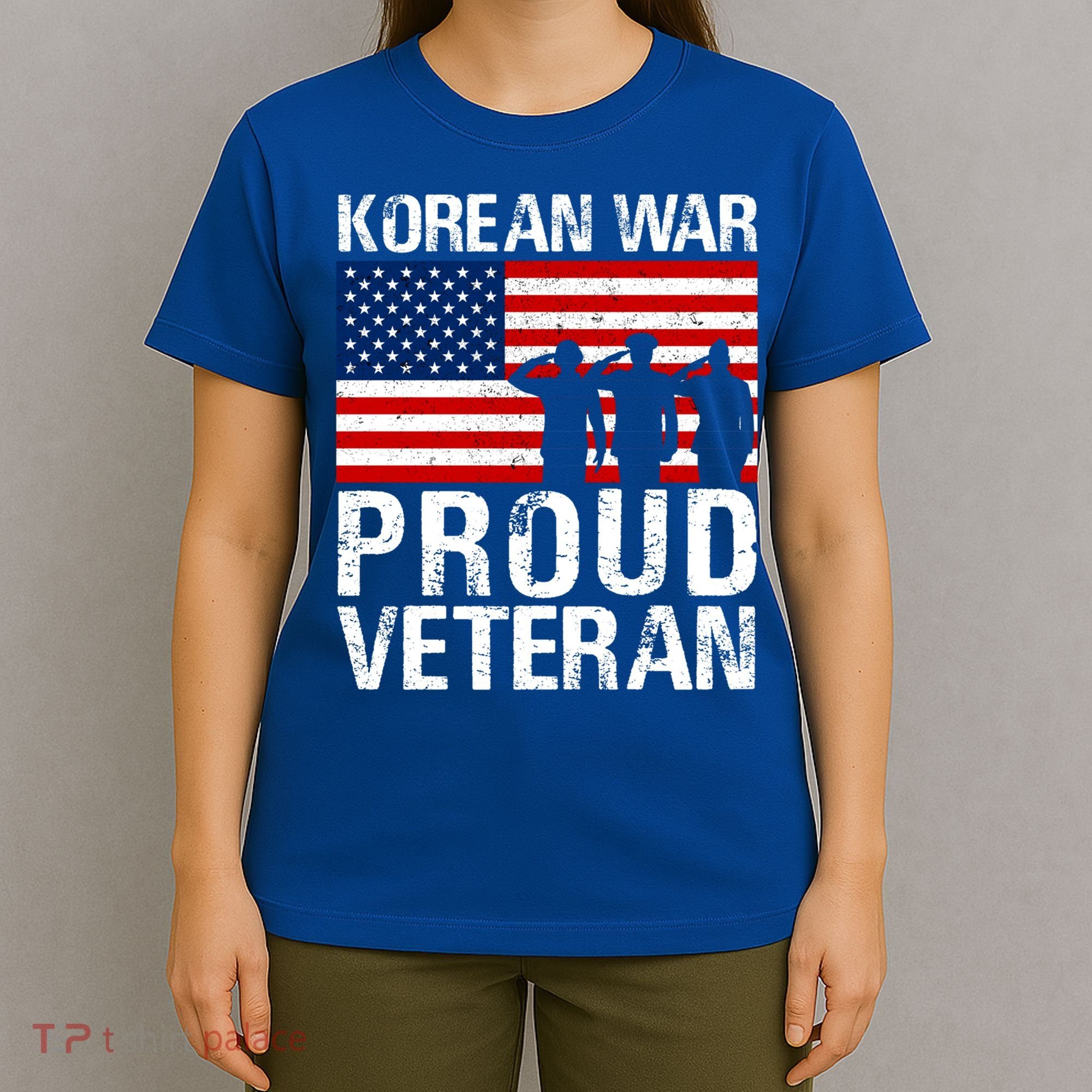 Proud Korean War Veteran Funny Gift Military T-Shirt