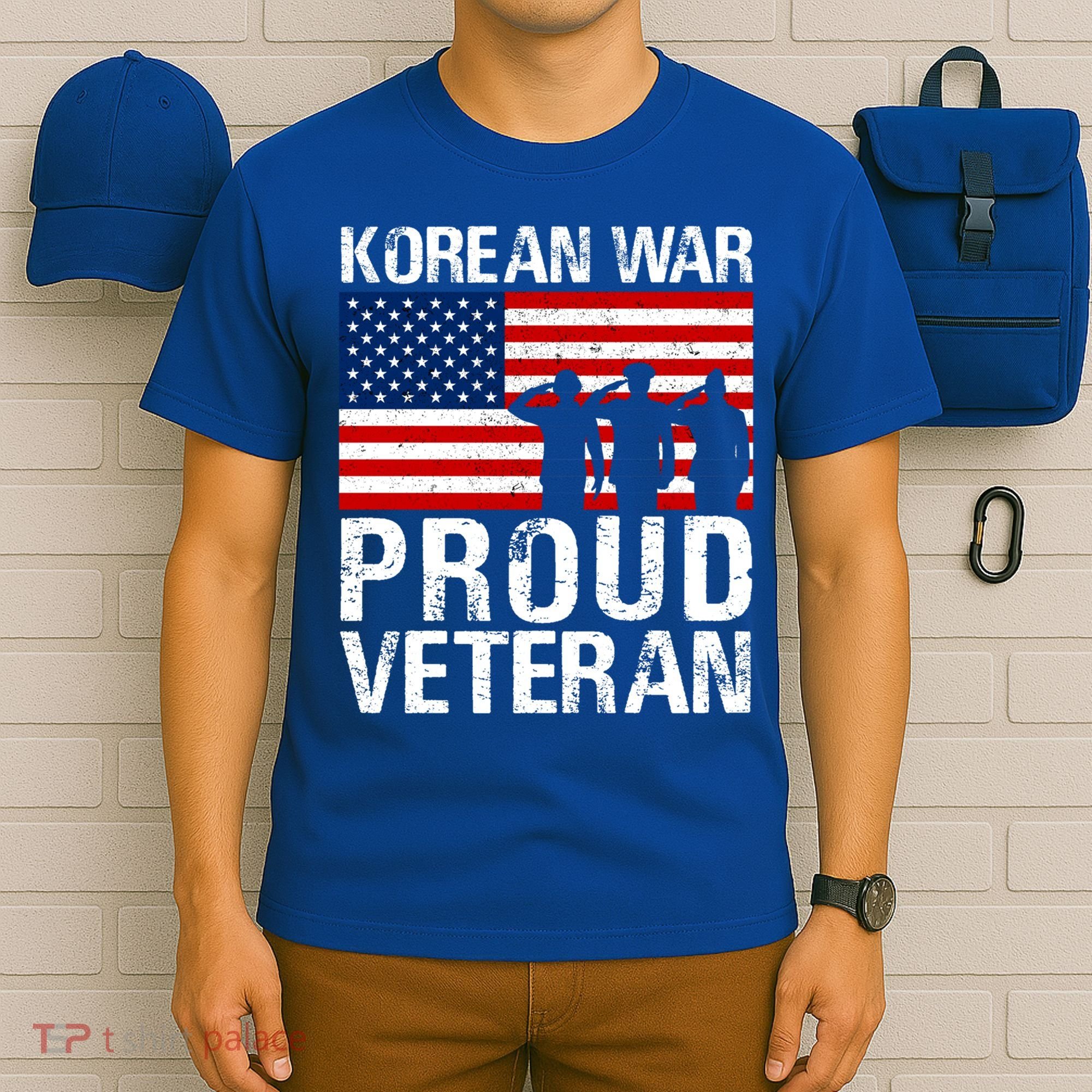 Proud Korean War Veteran Funny Gift Military T-Shirt