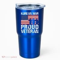 Proud Korean War Veteran Funny Gift Military Tumbler thumb 0