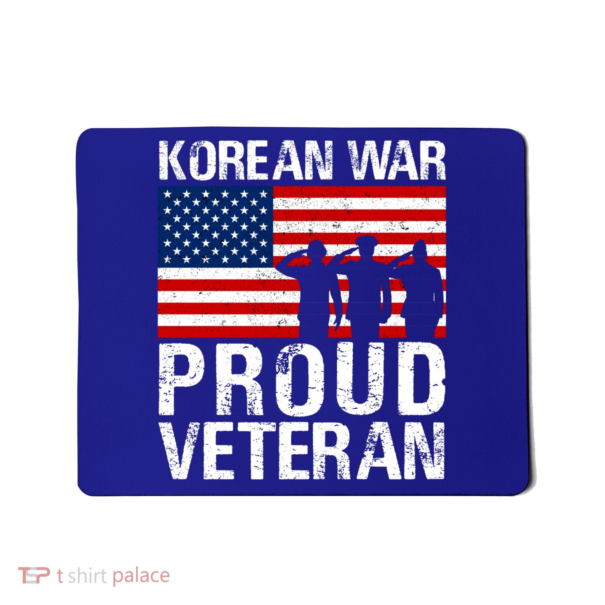 Proud Korean War Veteran Funny Gift Military Mousepad