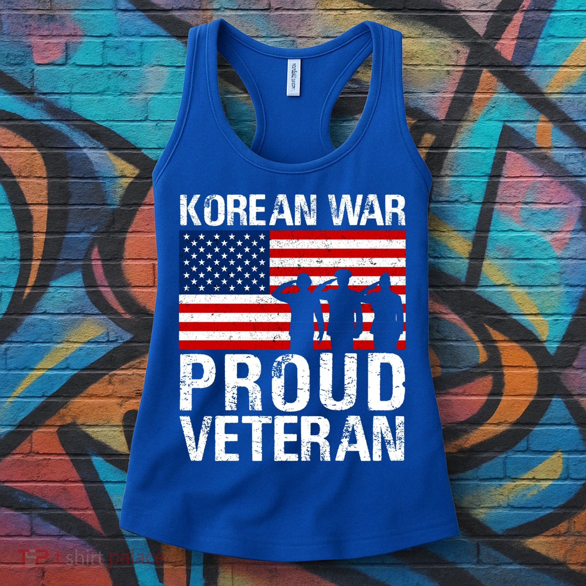 Proud Korean War Veteran Funny Gift Military Women's Tank Top