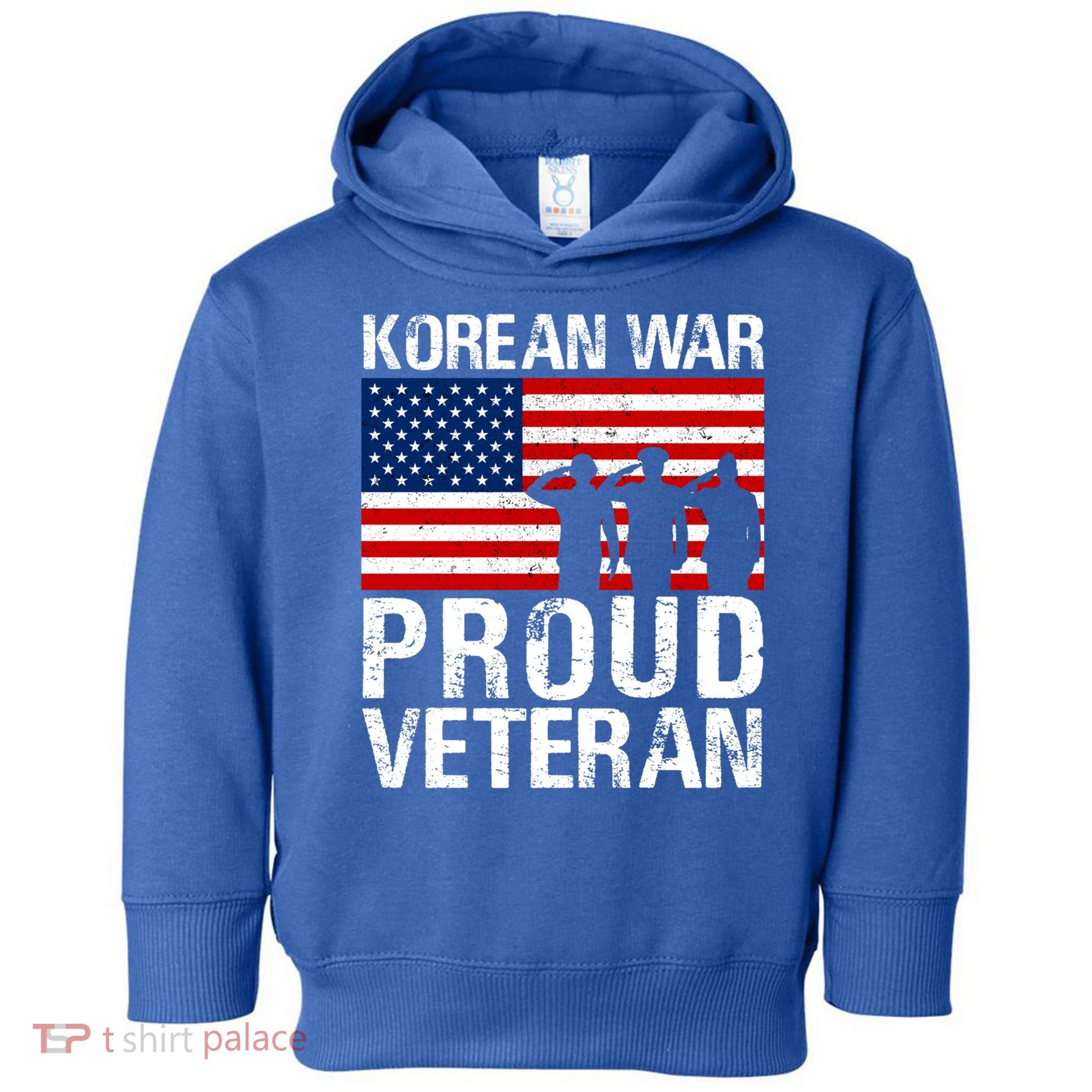 Proud Korean War Veteran Funny Gift Military Toddler Hoodie
