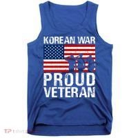 Proud Korean War Veteran Funny Gift Military Tank Top thumb 0