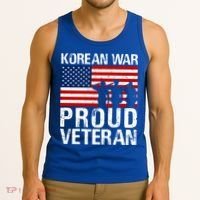 Proud Korean War Veteran Funny Gift Military Tank Top thumb 3