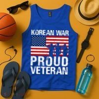 Proud Korean War Veteran Funny Gift Military Tank Top thumb 4
