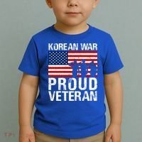 Proud Korean War Veteran Funny Gift Military Toddler T-Shirt thumb 2