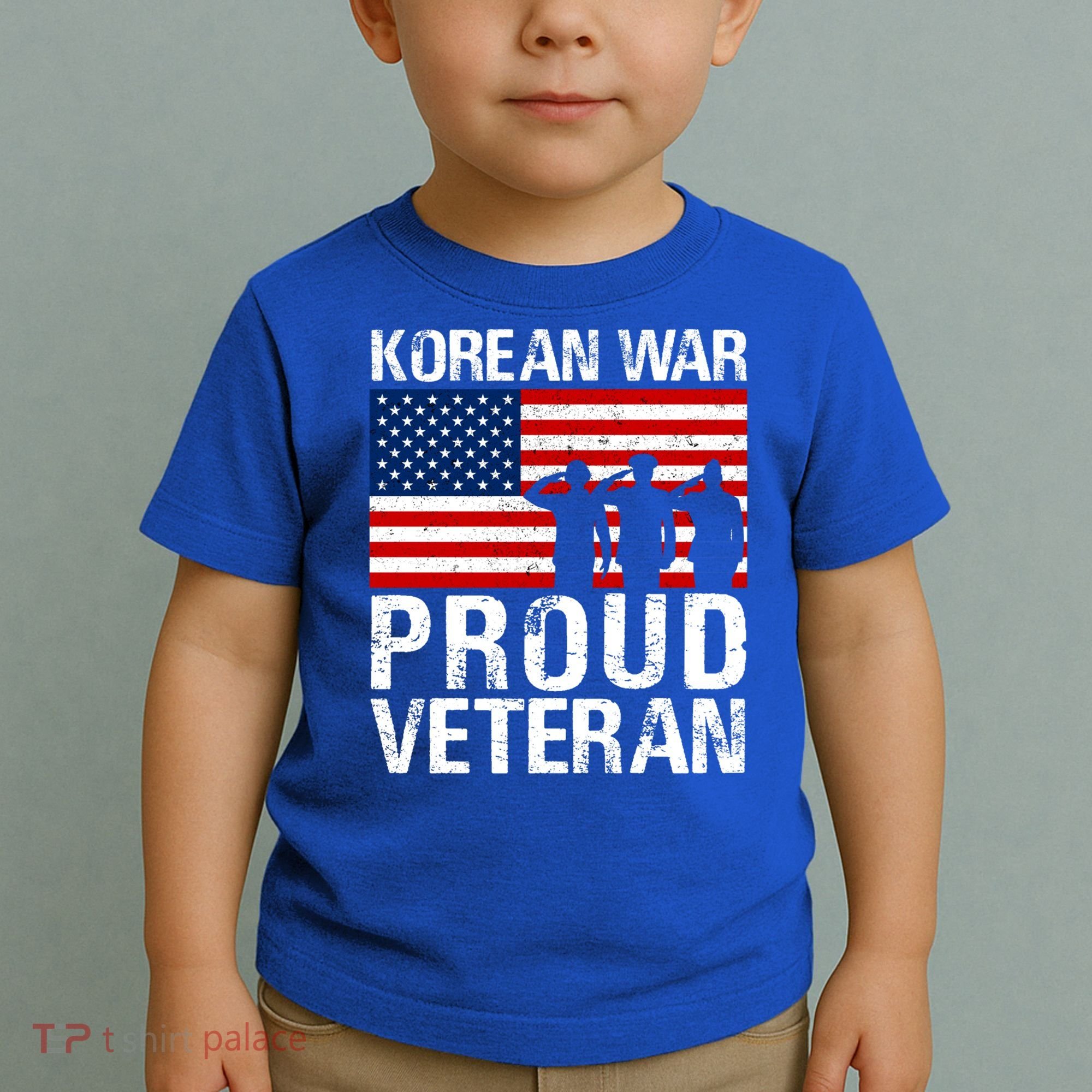 Proud Korean War Veteran Funny Gift Military Toddler T-Shirt