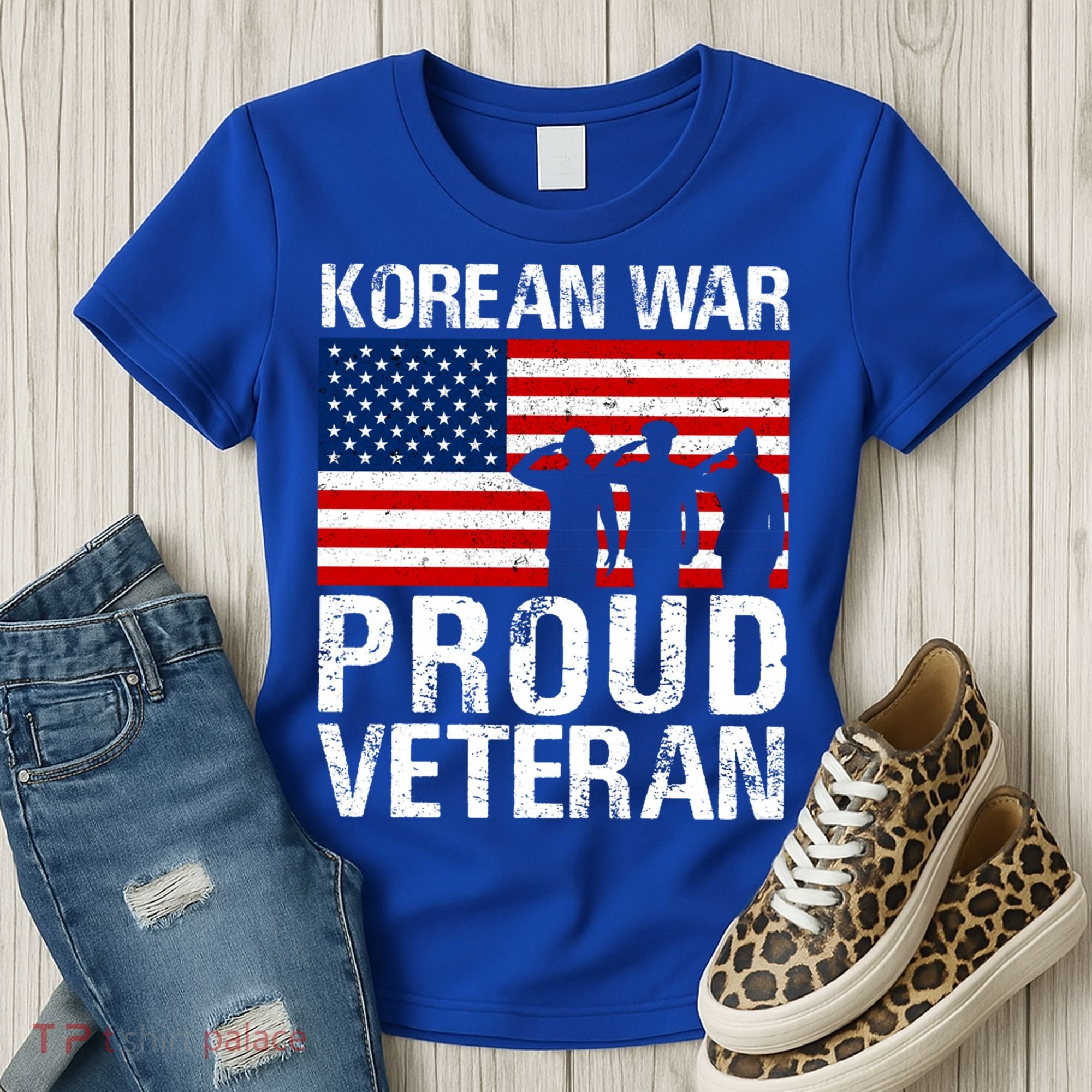 Proud Korean War Veteran Funny Gift Military Women's T-Shirt