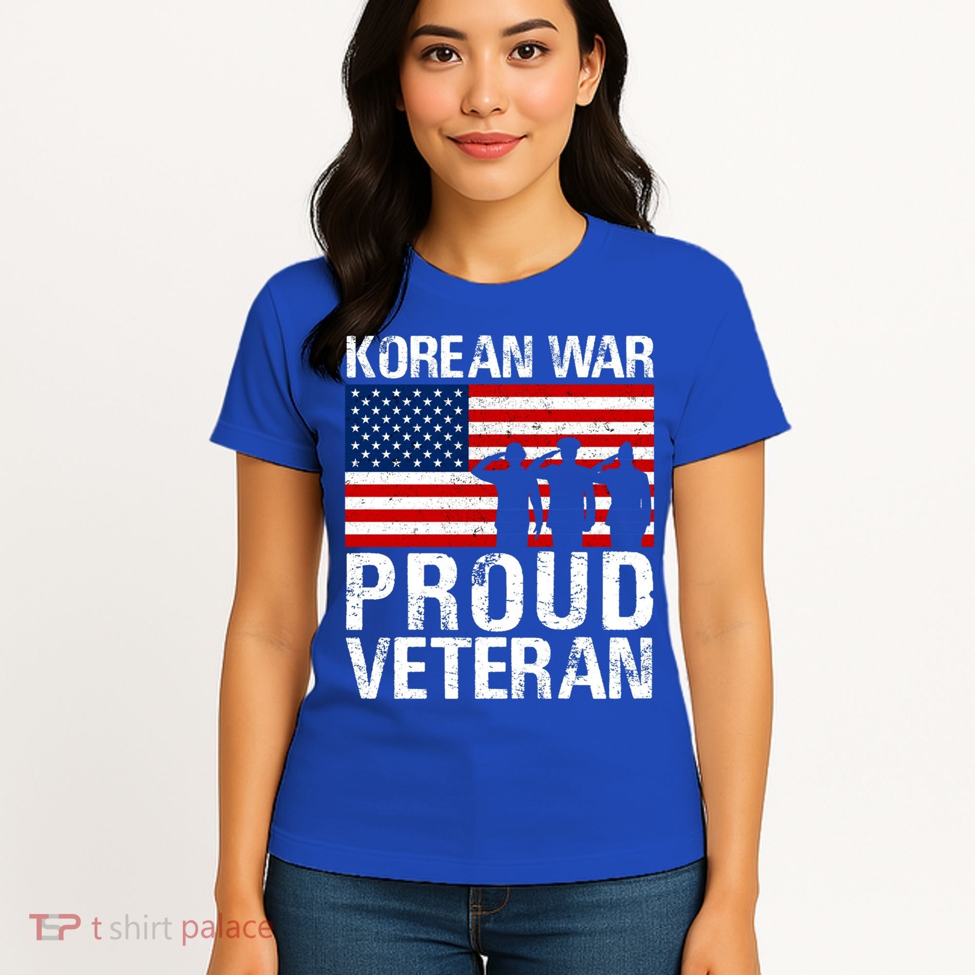 Proud Korean War Veteran Funny Gift Military Women's T-Shirt