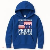 Proud Korean War Veteran Funny Gift Military Kids Hoodie thumb 0