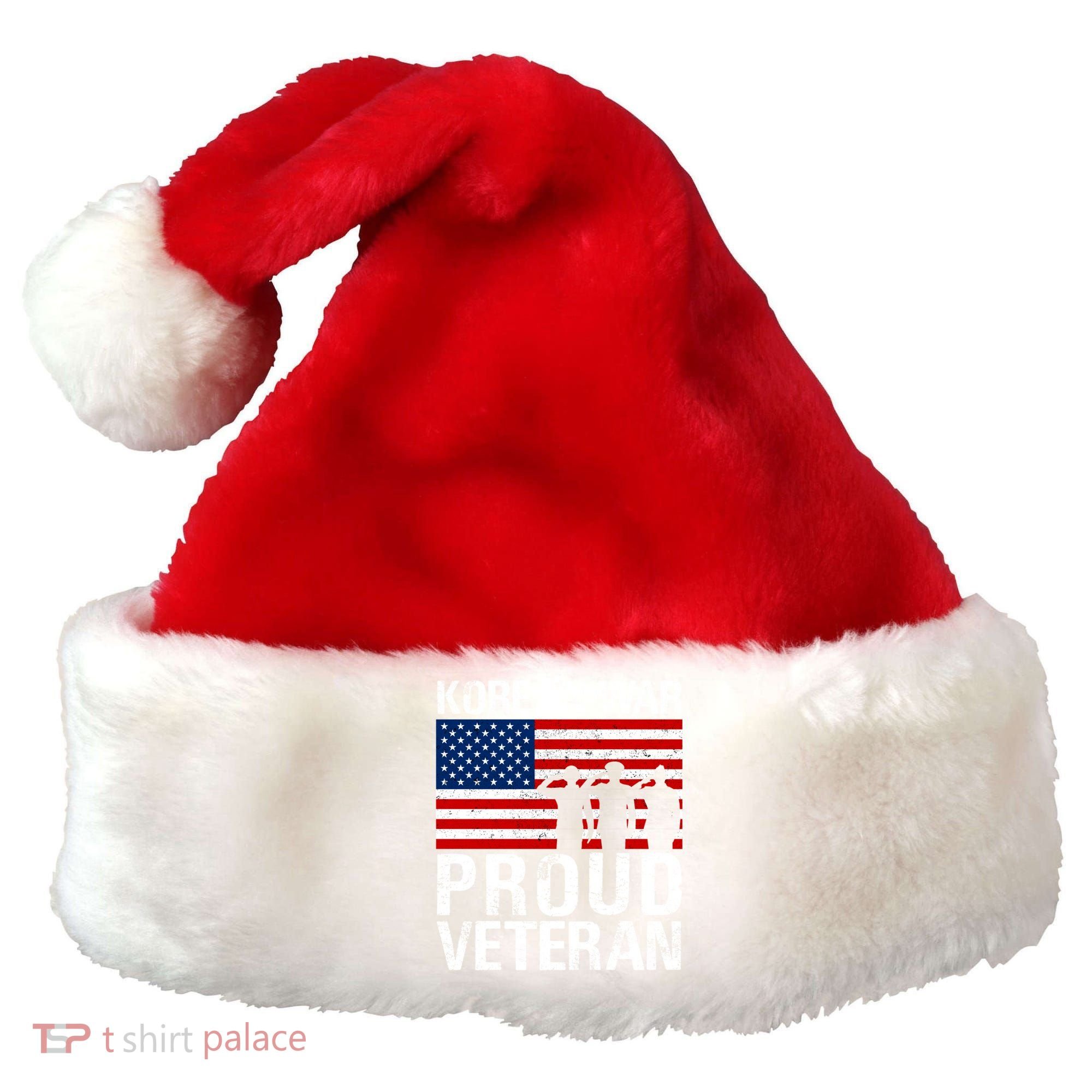 Proud Korean War Veteran Funny Gift Military Santa Hat