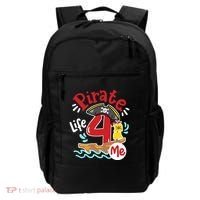 Pirate Life 4 Me 4th Birthday Party Four Years Old Boy Backpack thumb 0