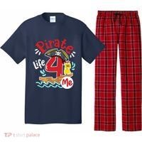 Pirate Life 4 Me 4th Birthday Party Four Years Old Boy Pajama Set thumb 0