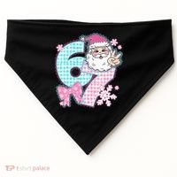 Preppy Lace 67 Santa Peace Six Seven USA-Made Doggie Bandana thumb 0