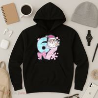 Preppy Lace 67 Santa Peace Six Seven Hoodie thumb 3