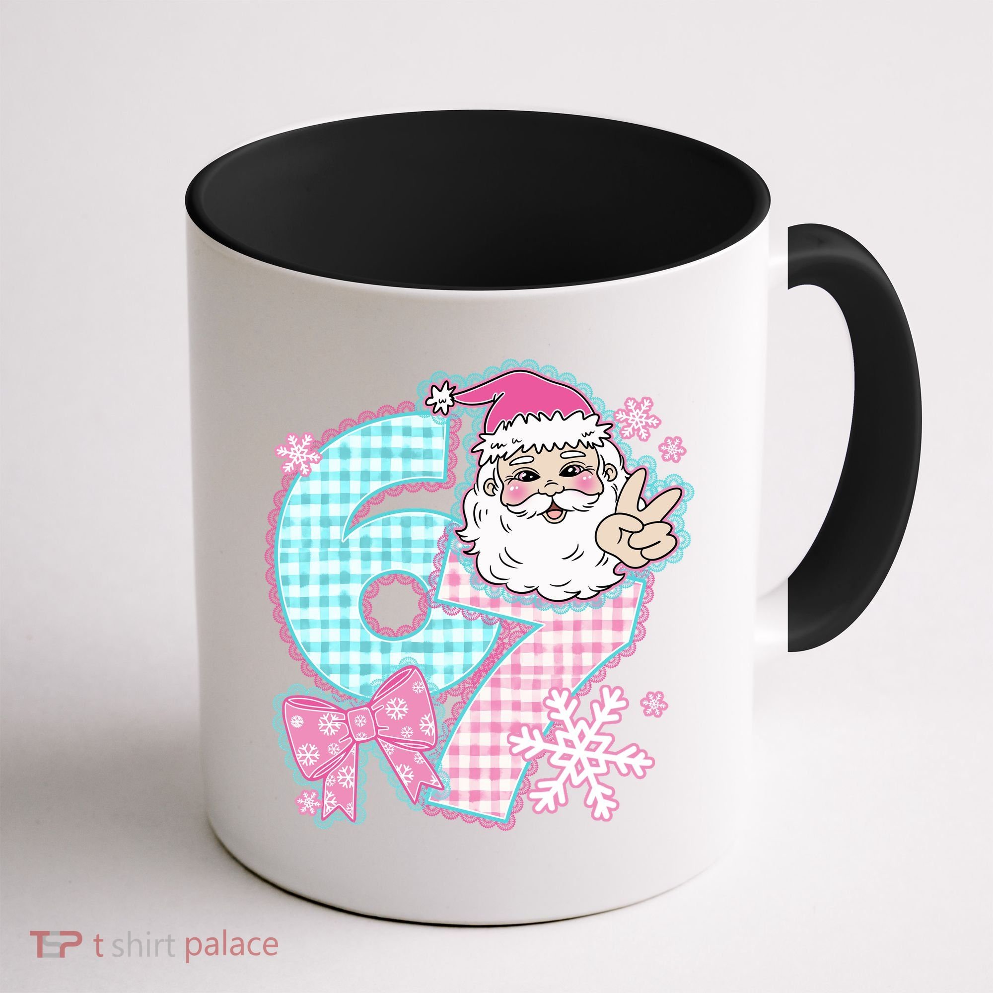Preppy Lace 67 Santa Peace Six Seven Coffee Mug