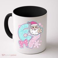 Preppy Lace 67 Santa Peace Six Seven Coffee Mug thumb 0