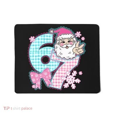 Preppy Lace 67 Santa Peace Six Seven Mousepad