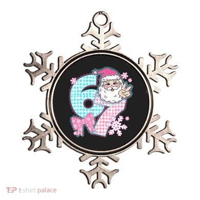 Preppy Lace 67 Santa Peace Six Seven Ornament
