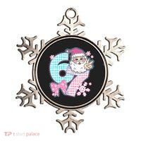 Preppy Lace 67 Santa Peace Six Seven Ornament thumb 0