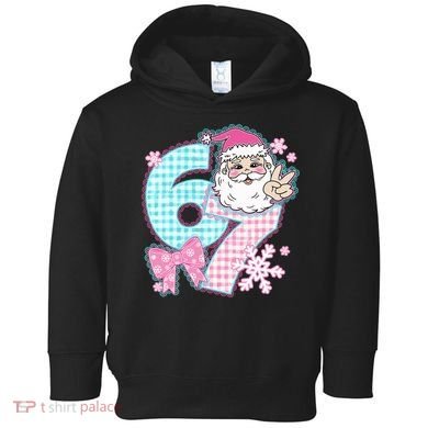 Preppy Lace 67 Santa Peace Six Seven Toddler Hoodie