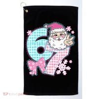 Preppy Lace 67 Santa Peace Six Seven Golf Towel thumb 0