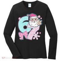 Preppy Lace 67 Santa Peace Six Seven Women's Long Sleeve Shirt thumb 0