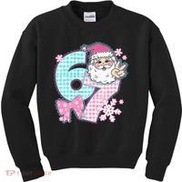Preppy Lace 67 Santa Peace Six Seven Kids Sweatshirt thumb 0