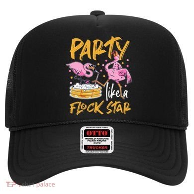 Party Like A Flock Star Flamingos In Kiddie Pool Hat