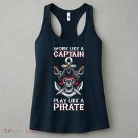 Play Like A Pirate Pirate Lovers Captain Pirate Gifts Women's Tank Top thumb 3