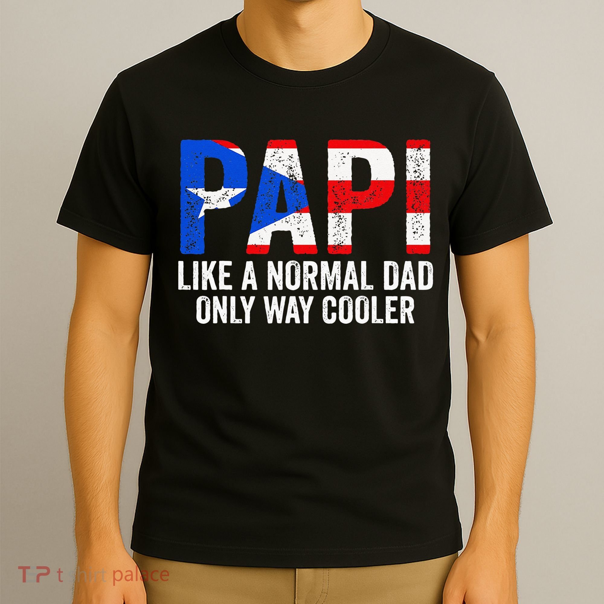 Papi like a normal Dad only cooler Puerto Rican T-Shirt