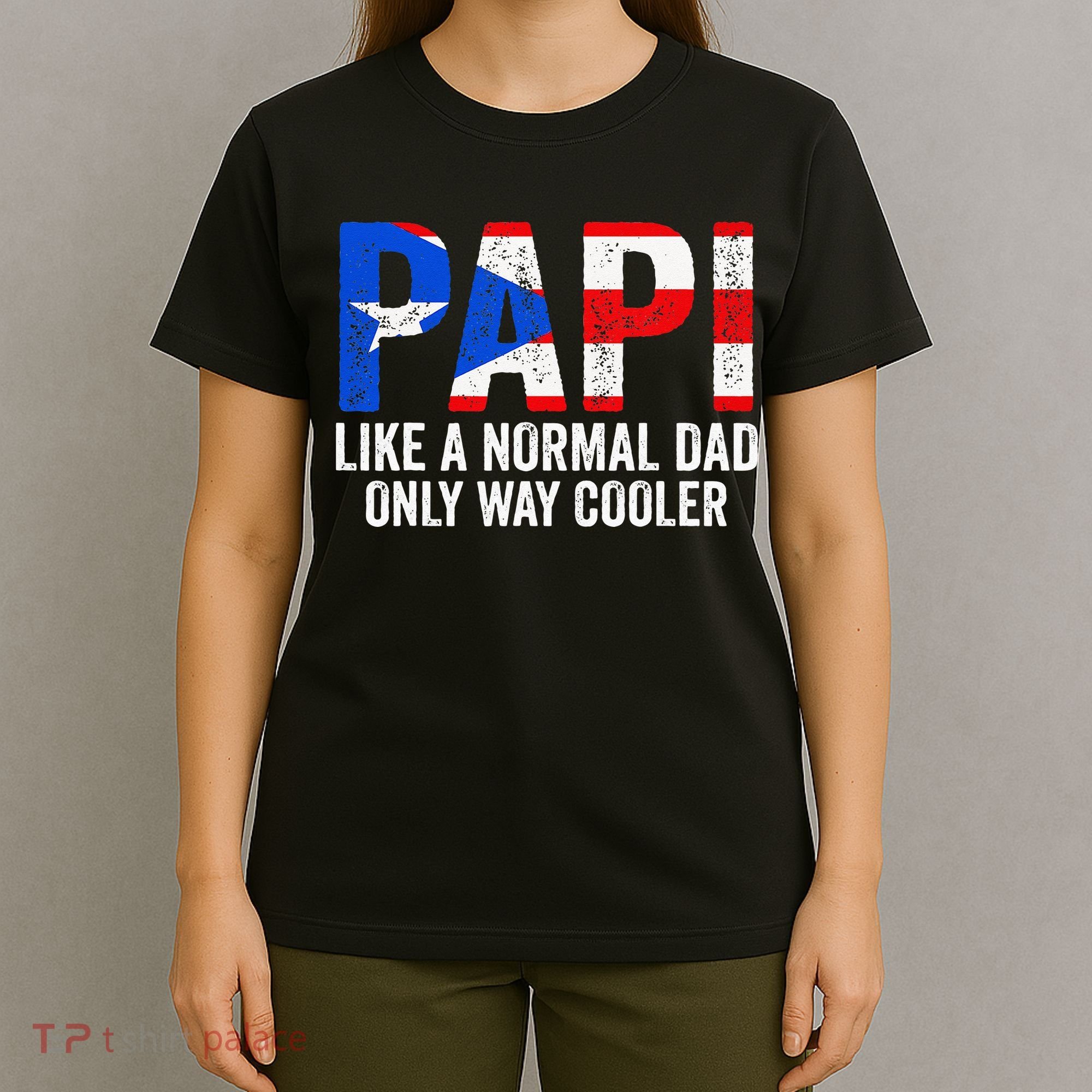 Papi like a normal Dad only cooler Puerto Rican T-Shirt