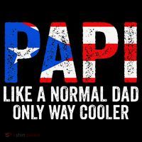Papi like a normal Dad only cooler Puerto Rican Coaster thumb 2