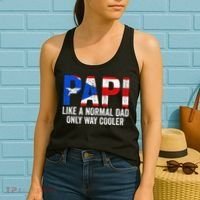 Papi like a normal Dad only cooler Puerto Rican Women's Tank Top thumb 2