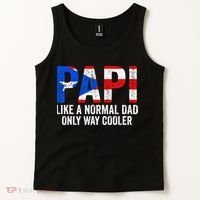 Papi like a normal Dad only cooler Puerto Rican Tank Top thumb 2