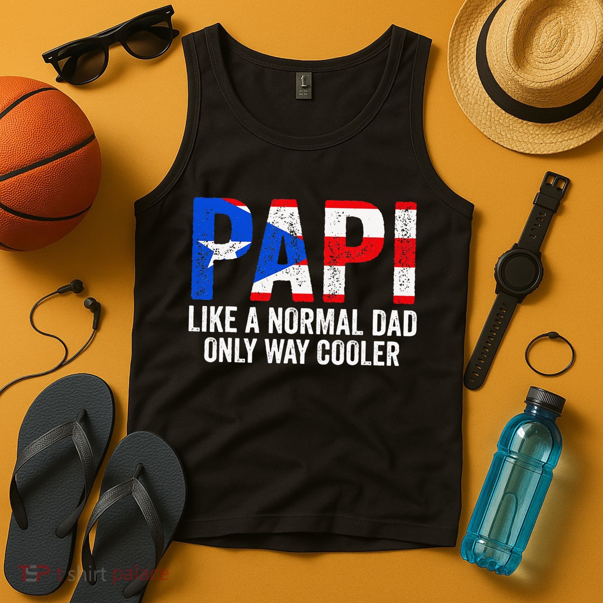 Papi like a normal Dad only cooler Puerto Rican Tank Top