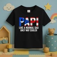 Papi like a normal Dad only cooler Puerto Rican Toddler T-Shirt thumb 3