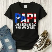 Papi like a normal Dad only cooler Puerto Rican Women's T-Shirt thumb 3