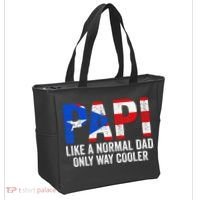 Papi like a normal Dad only cooler Puerto Rican Tote Bag thumb 2