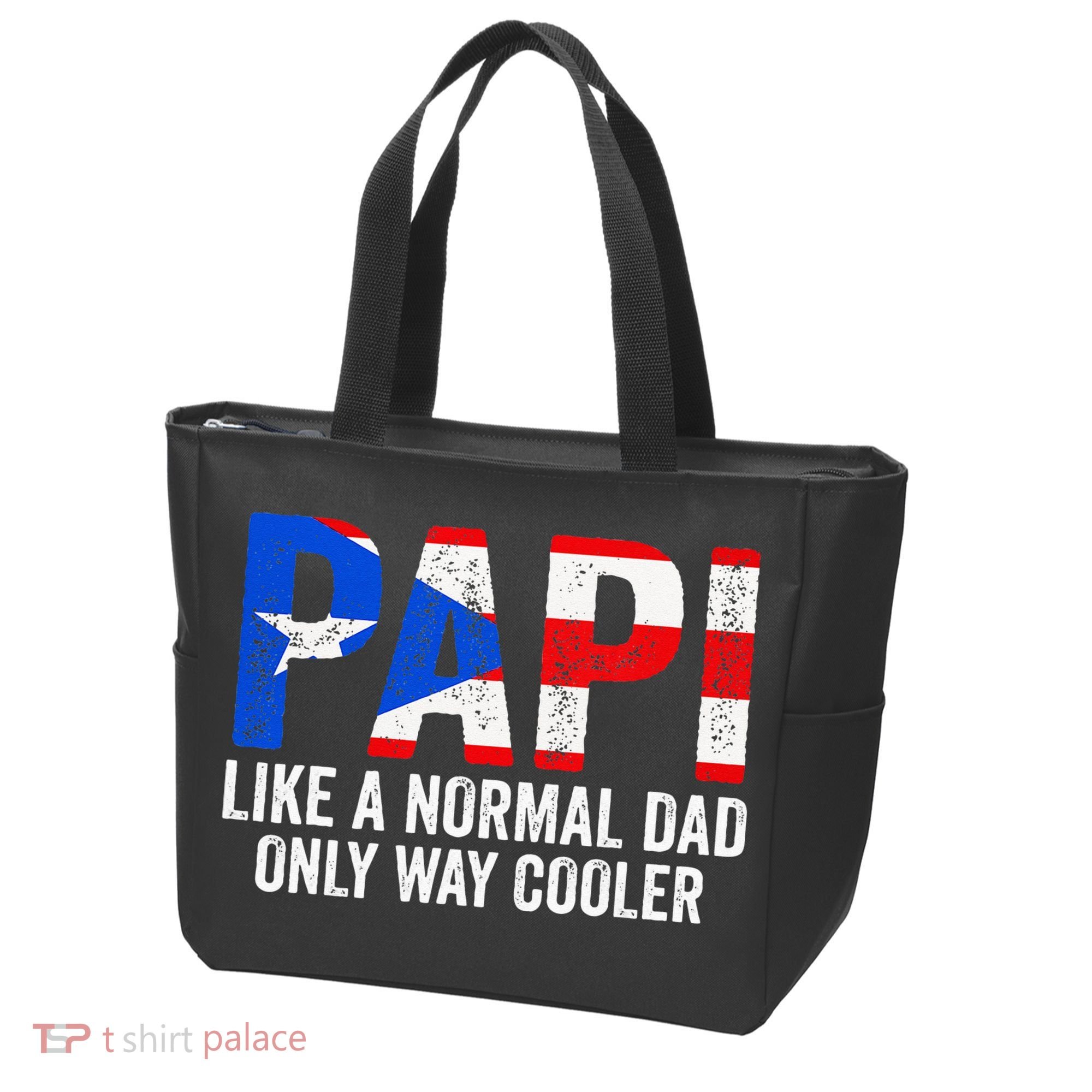 Papi like a normal Dad only cooler Puerto Rican Tote Bag