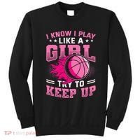 Play Like A Girl Basketball Sweatshirt thumb 0
