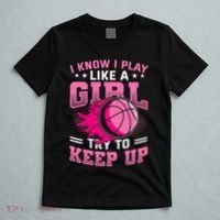 Play Like A Girl Basketball T-Shirt thumb 5